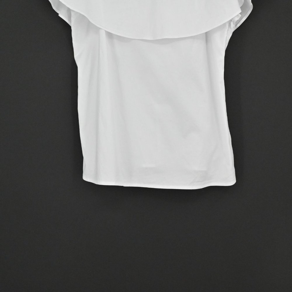 Theory White Ruffle Cami Top - Picture 4 of 9